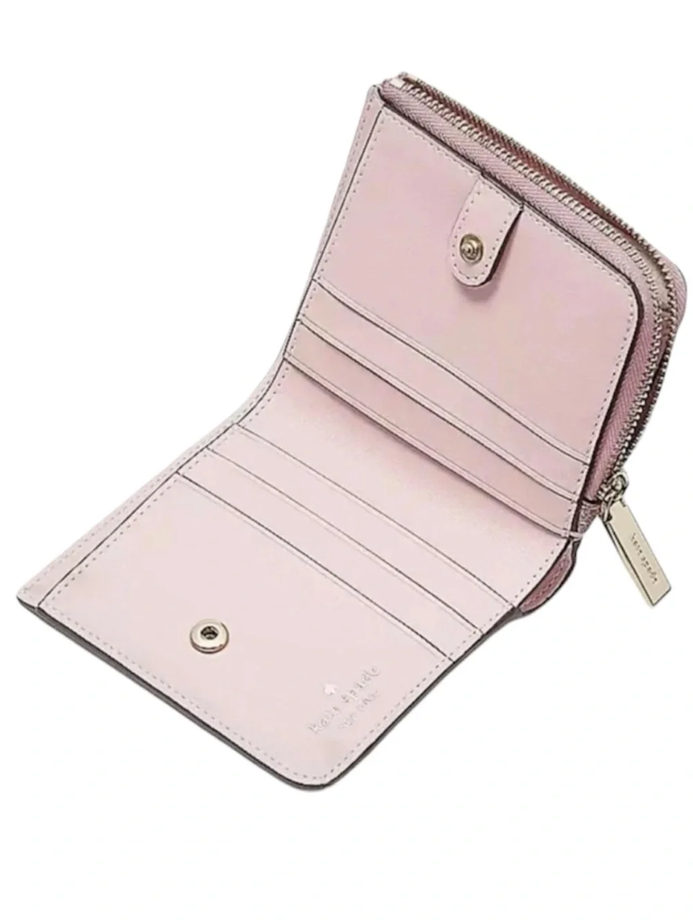 Kate Spade New Glitter Convertible Satchel & Matching Wallet in Mitten Pink Set
